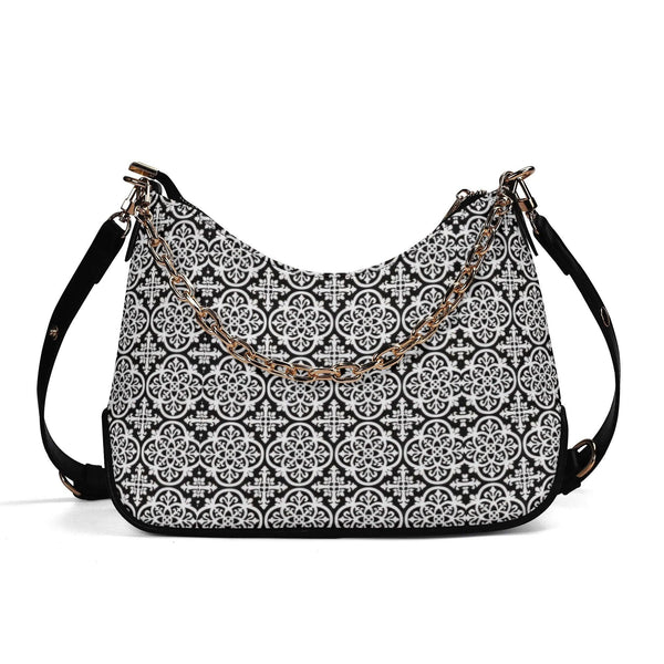 Women's Shoulder Bag With Chain Decoration