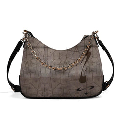 Women's Shoulder Bag With Chain Decoration