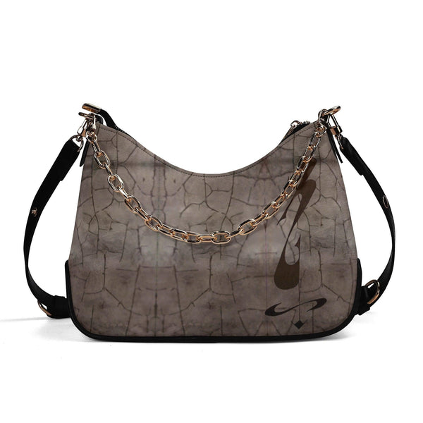 Women's Shoulder Bag With Chain Decoration