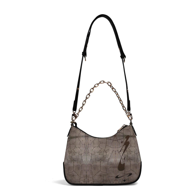 Women's Shoulder Bag With Chain Decoration