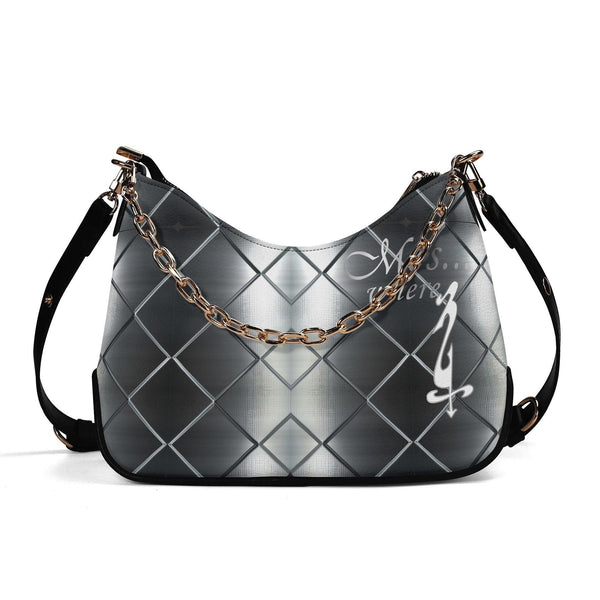 Women's Shoulder Bag With Chain Decoration