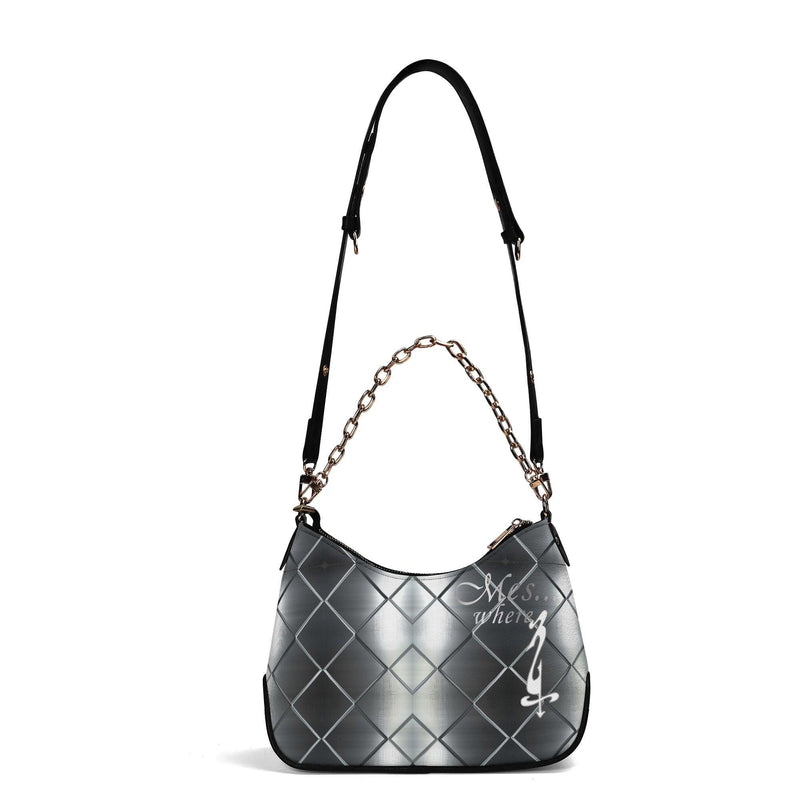 Women's Shoulder Bag With Chain Decoration