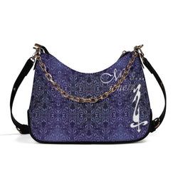 Women's Shoulder Bag With Chain Decoration