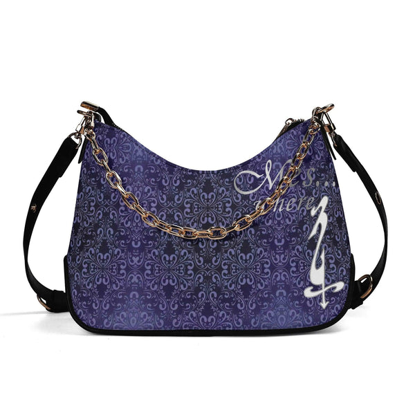 Women's Shoulder Bag With Chain Decoration