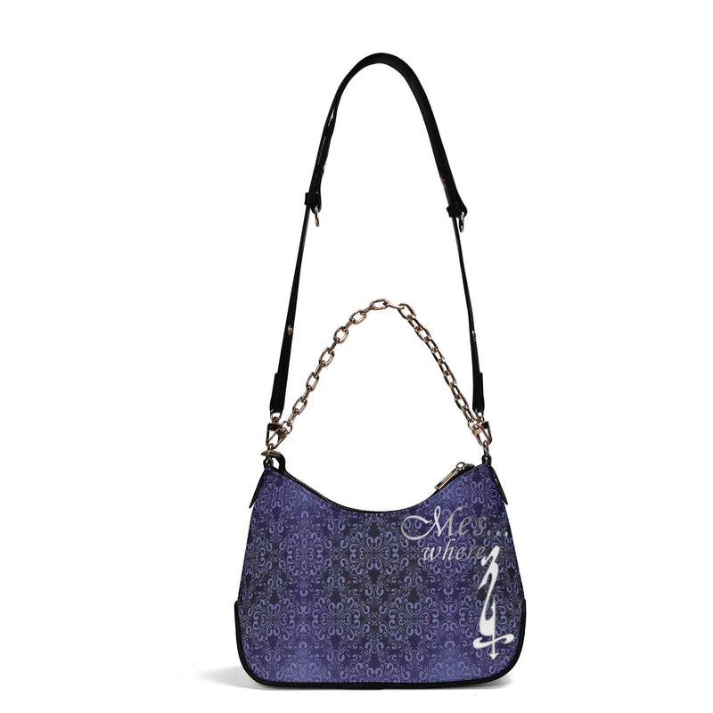 Women's Shoulder Bag With Chain Decoration