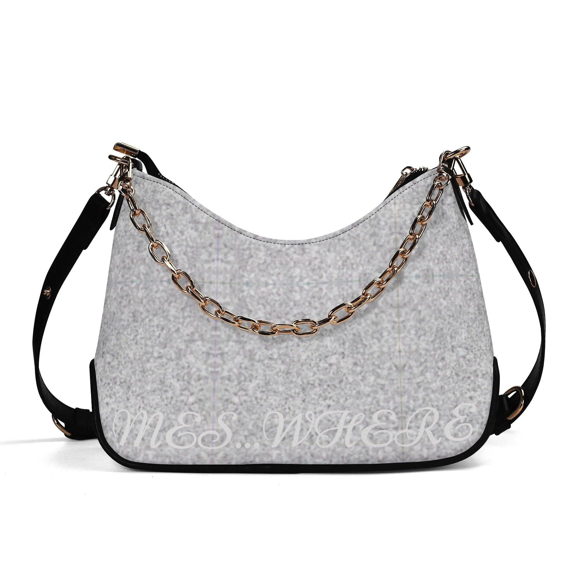 Women's Shoulder Bag With Chain Decoration