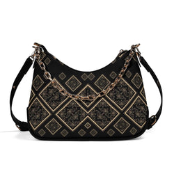 Women's Shoulder Bag With Chain Decoration