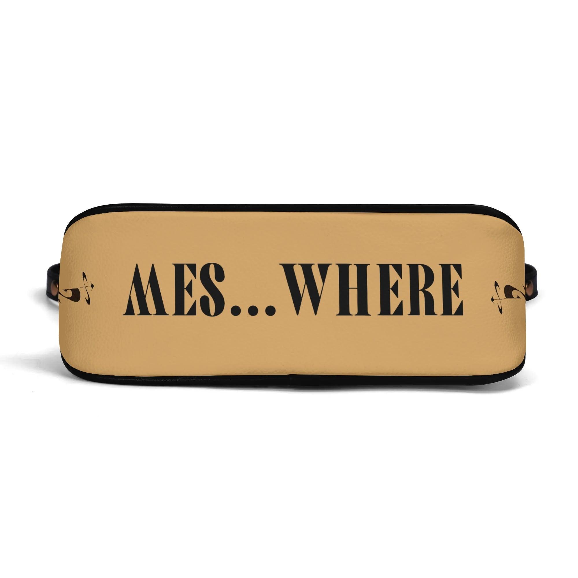 Women's Shoulder Bag With Chain Decoration - MES...Where