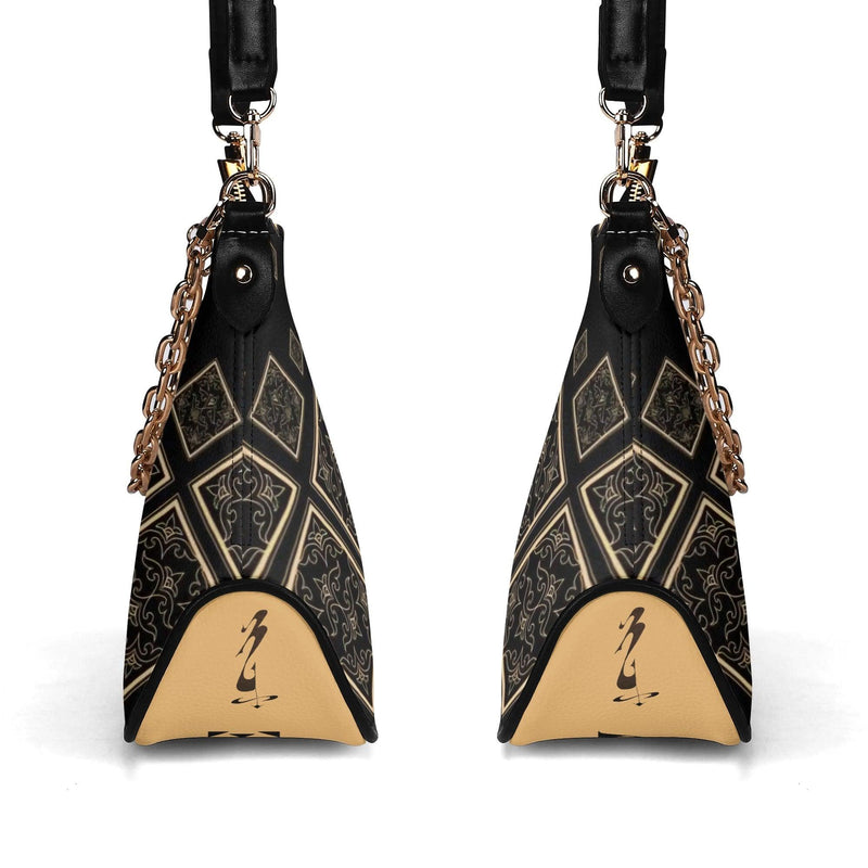 Women's Shoulder Bag With Chain Decoration