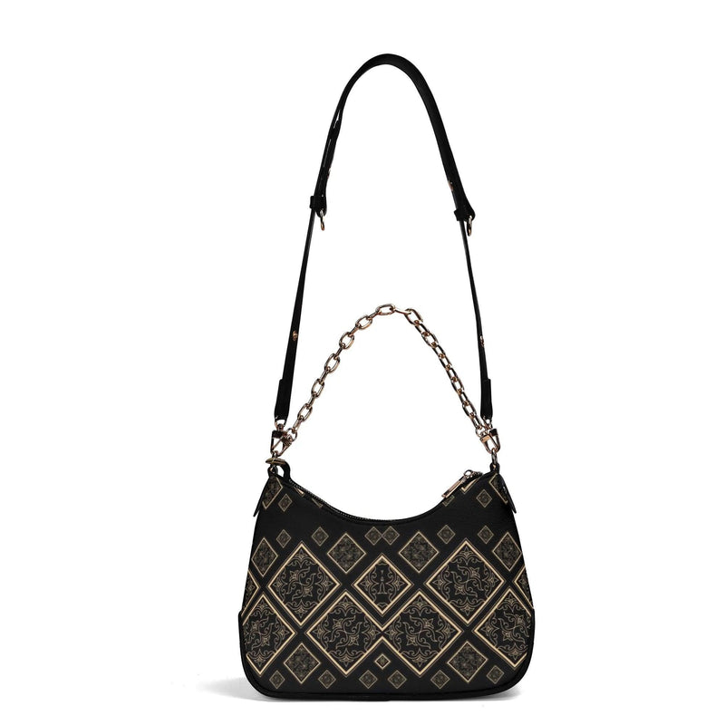 Women's Shoulder Bag With Chain Decoration