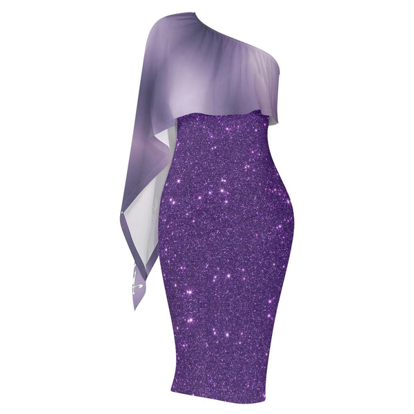 Women's Long Sleeve One Shoulder Party/Evening Dress