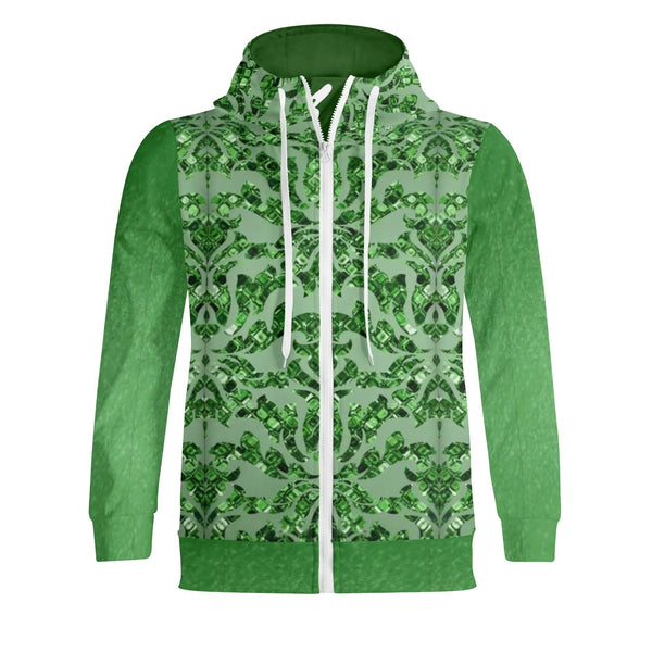 Women's Full Zip Turtleneck Hoodie Streetwear