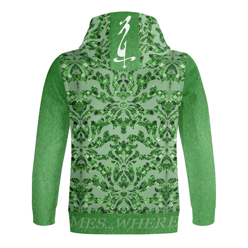 Women's Full Zip Turtleneck Hoodie Streetwear