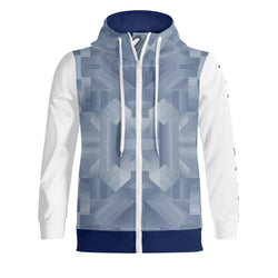 Unisex Men's Full Zip Turtleneck Hoodie Streetwear