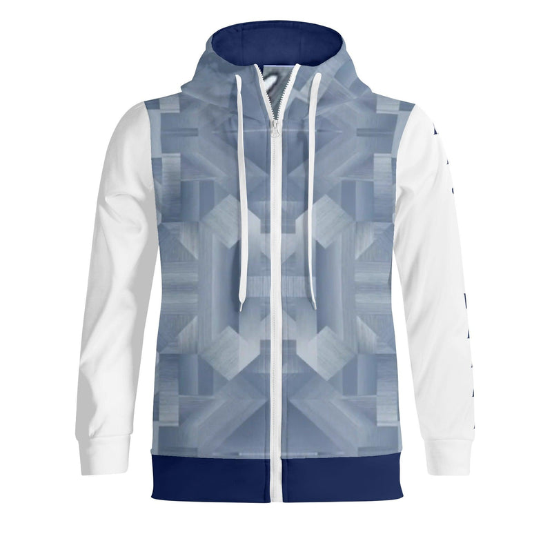 Unisex Men's Full Zip Turtleneck Hoodie Streetwear