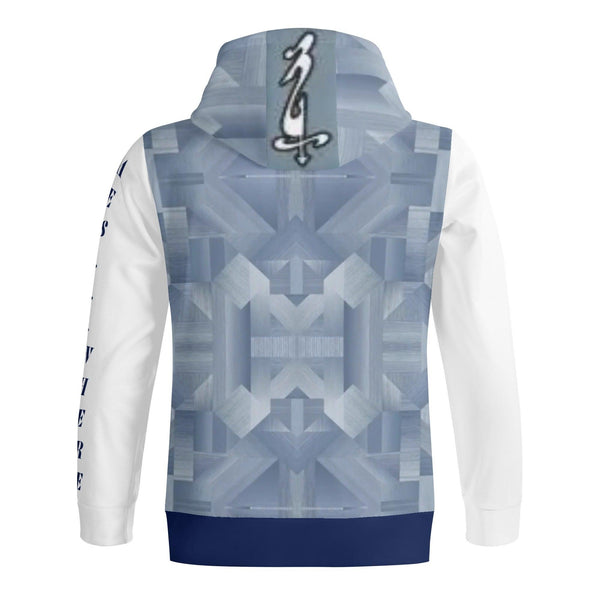 Unisex Men's Full Zip Turtleneck Hoodie Streetwear
