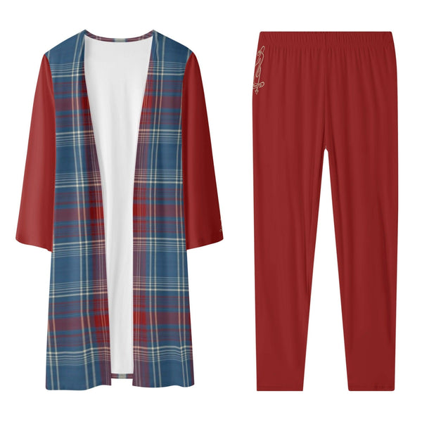 Women's Long Sleeve Cardigan and Leggings 2pcs