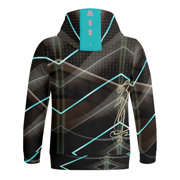 Unisex Men's/Women's Full Zip Turtleneck Hoodie Streetwear