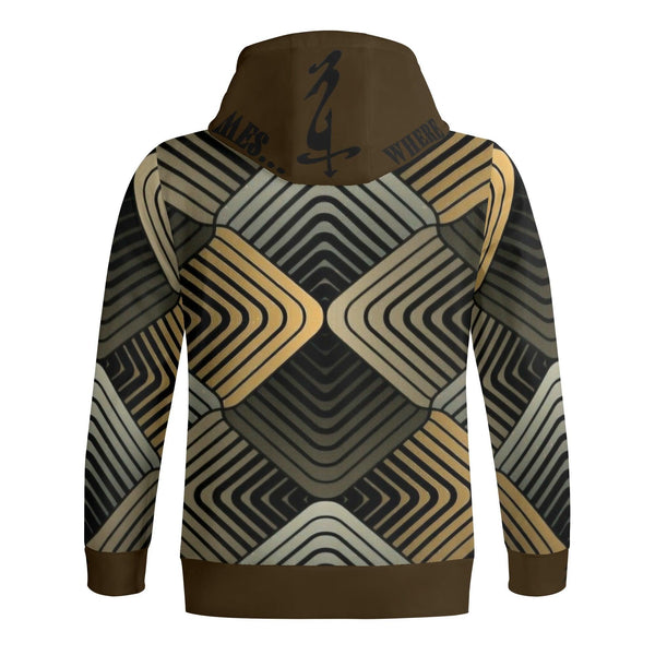 Unisex Men's/Women's Full Zip Turtleneck Hoodie Streetwear