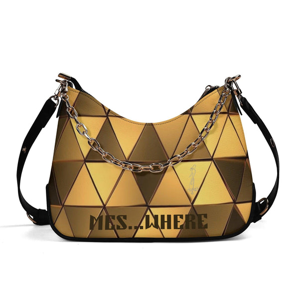 Women's Shoulder Bag With Chain Decoration
