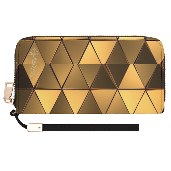 Clutch Leather Zipper Wallet
