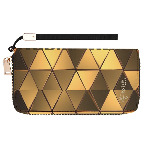 Clutch Leather Zipper Wallet
