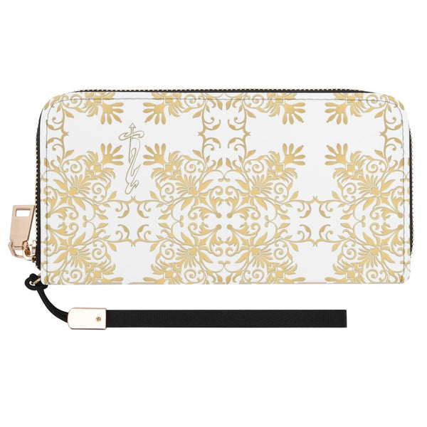 Clutch Leather Zipper Wallet