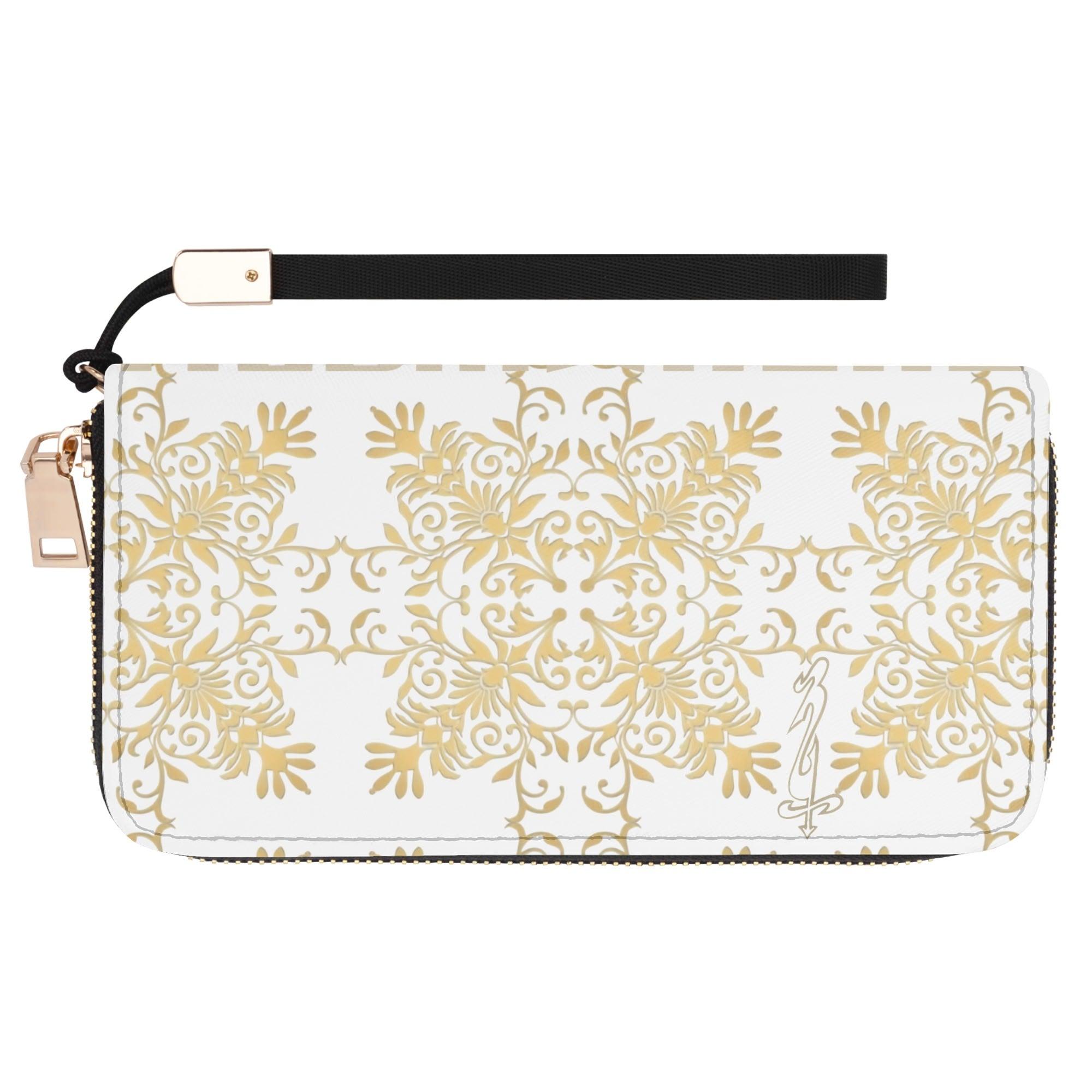 Clutch Leather Zipper Wallet - MES...Where
