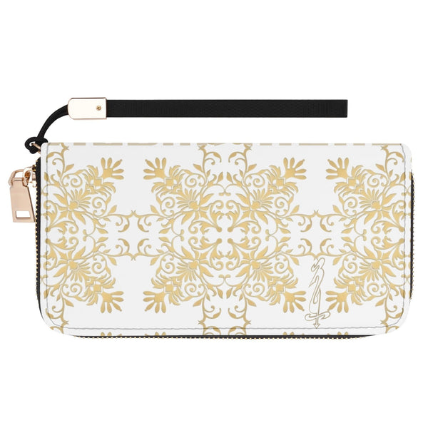 Clutch Leather Zipper Wallet