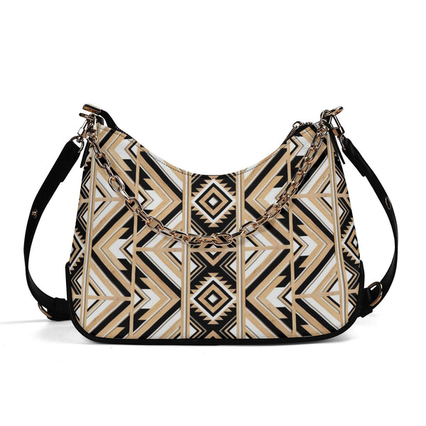 Women's Shoulder Bag With Chain Decoration