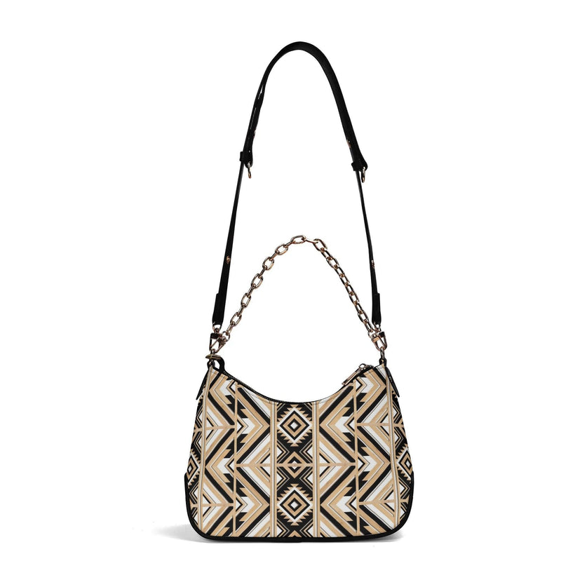 Women's Shoulder Bag With Chain Decoration