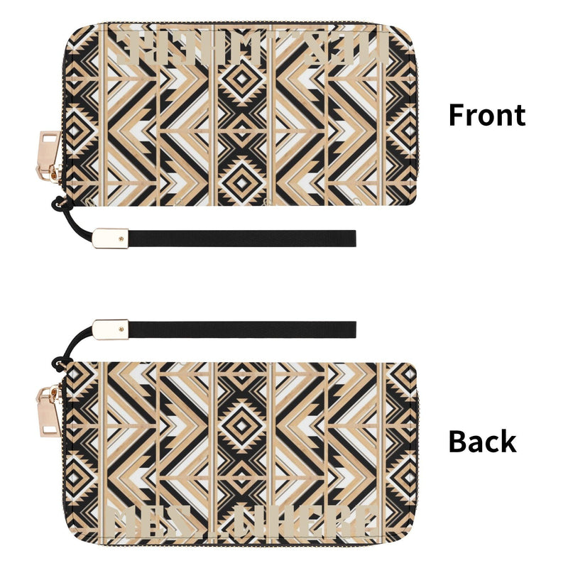 Clutch Leather Zipper Wallet