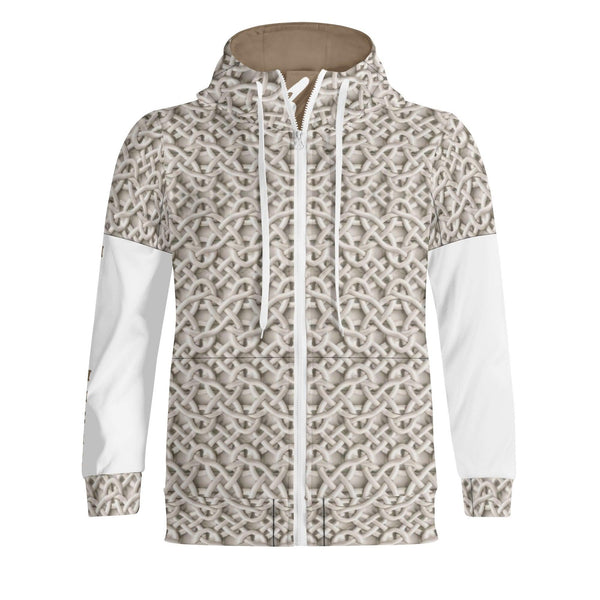 Unisex Men's/Women's Full Zip Turtleneck Hoodie Streetwear
