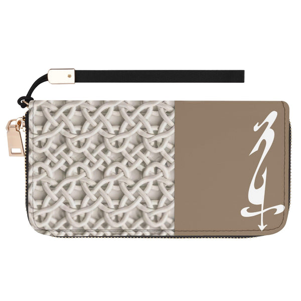 Clutch Leather Zipper Wallet