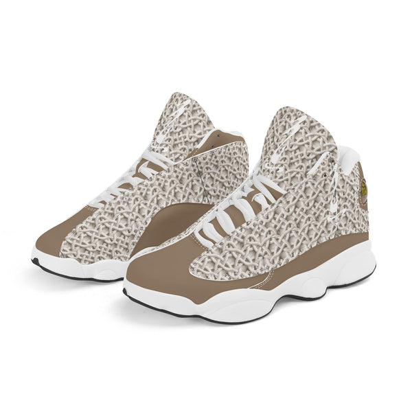 Men's Leather Printed Basketball Shoe