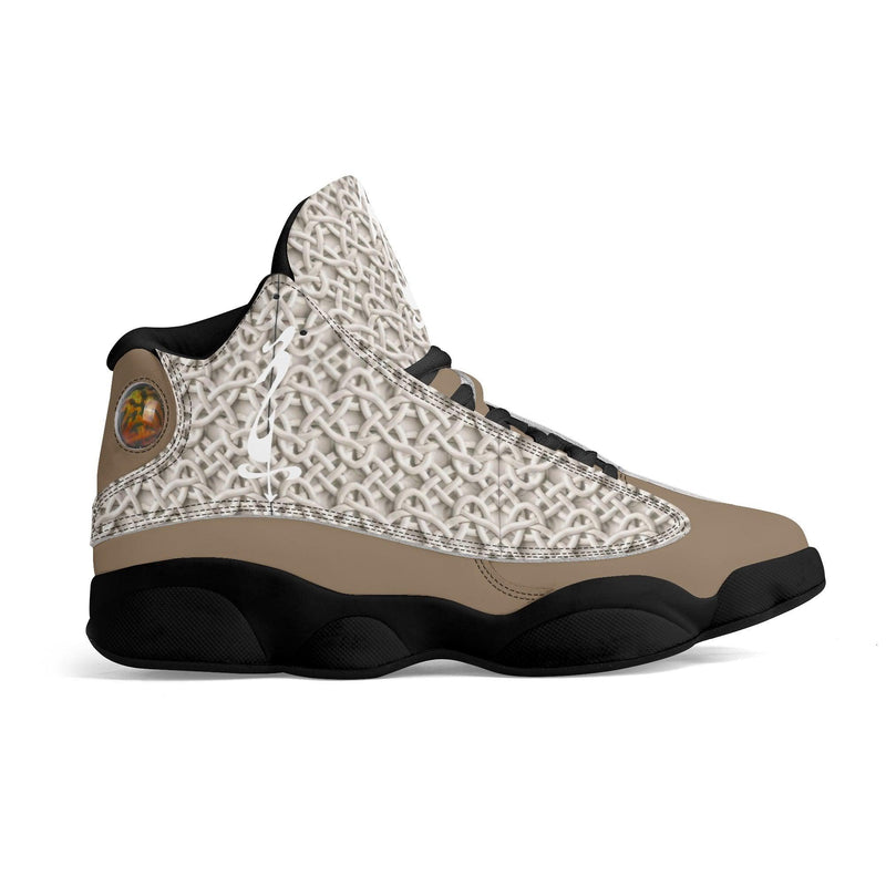 Men's Leather Printed Basketball Shoe