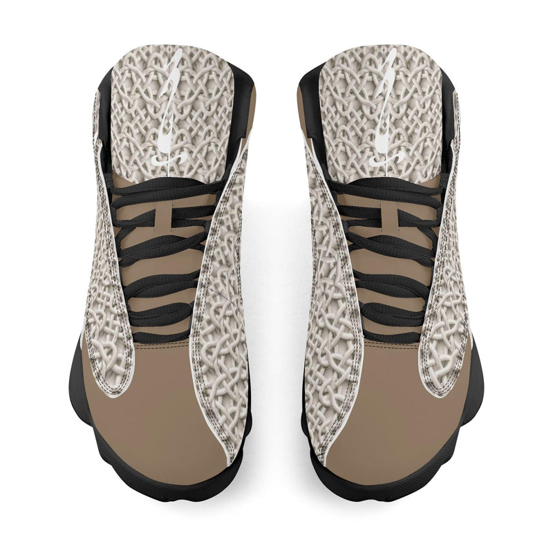 Men's Leather Printed Basketball Shoe