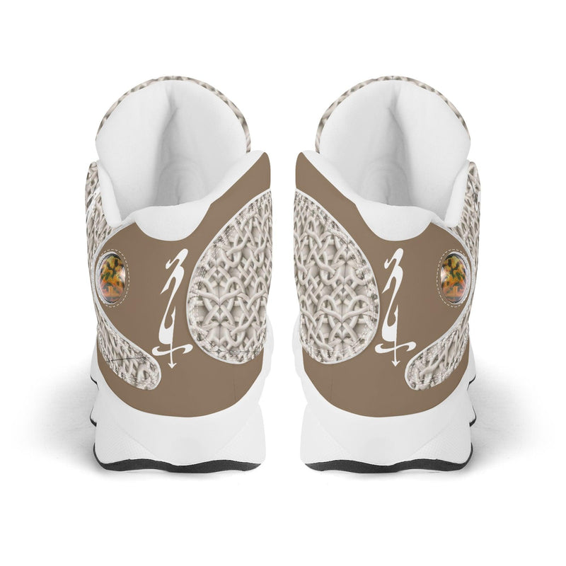 Men's Leather Printed Basketball Shoe