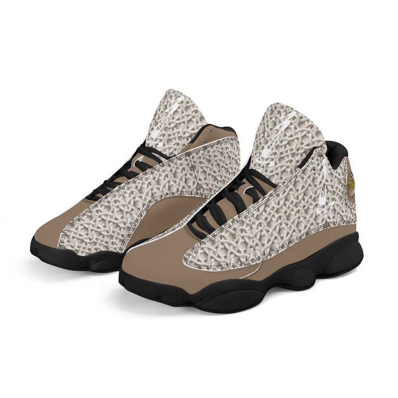 Men's Leather Printed Basketball Shoe