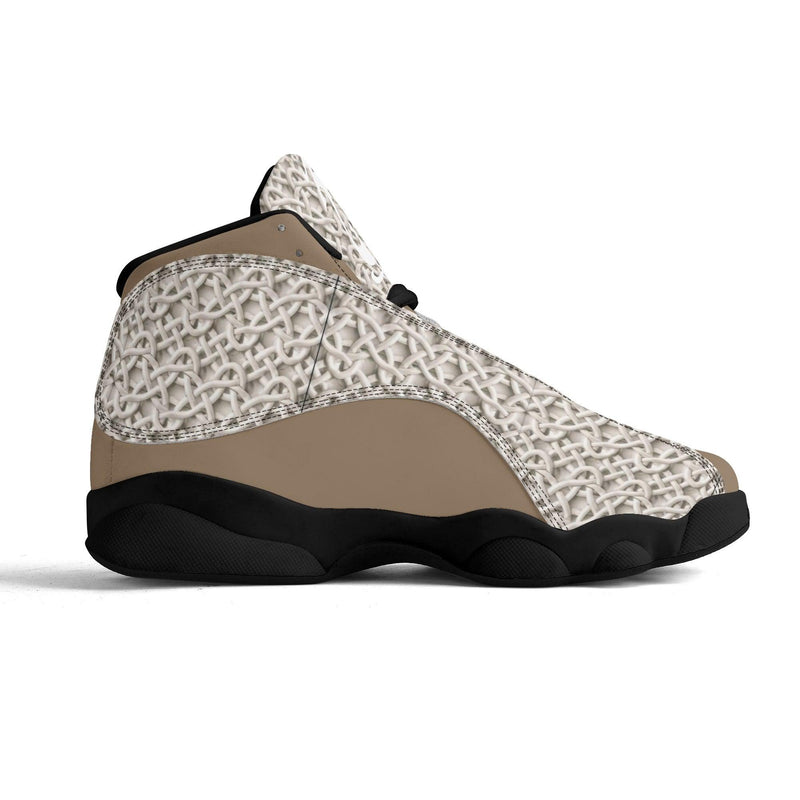 Men's Leather Printed Basketball Shoe