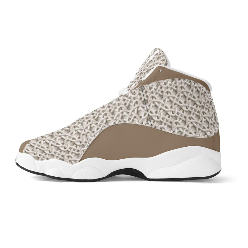 Men's Leather Printed Basketball Shoe