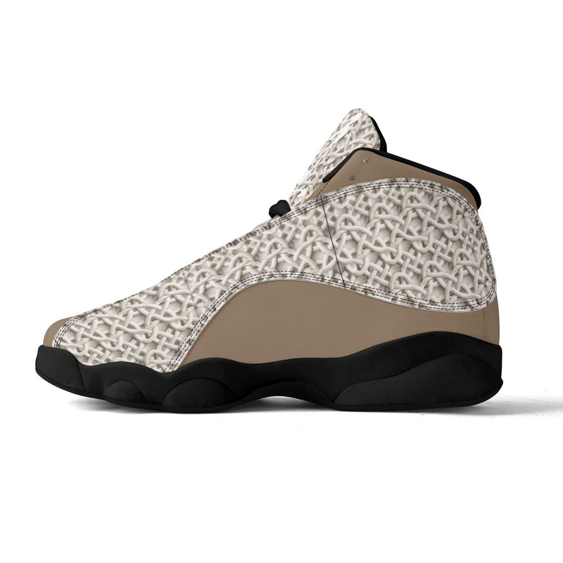 Men's Leather Printed Basketball Shoe