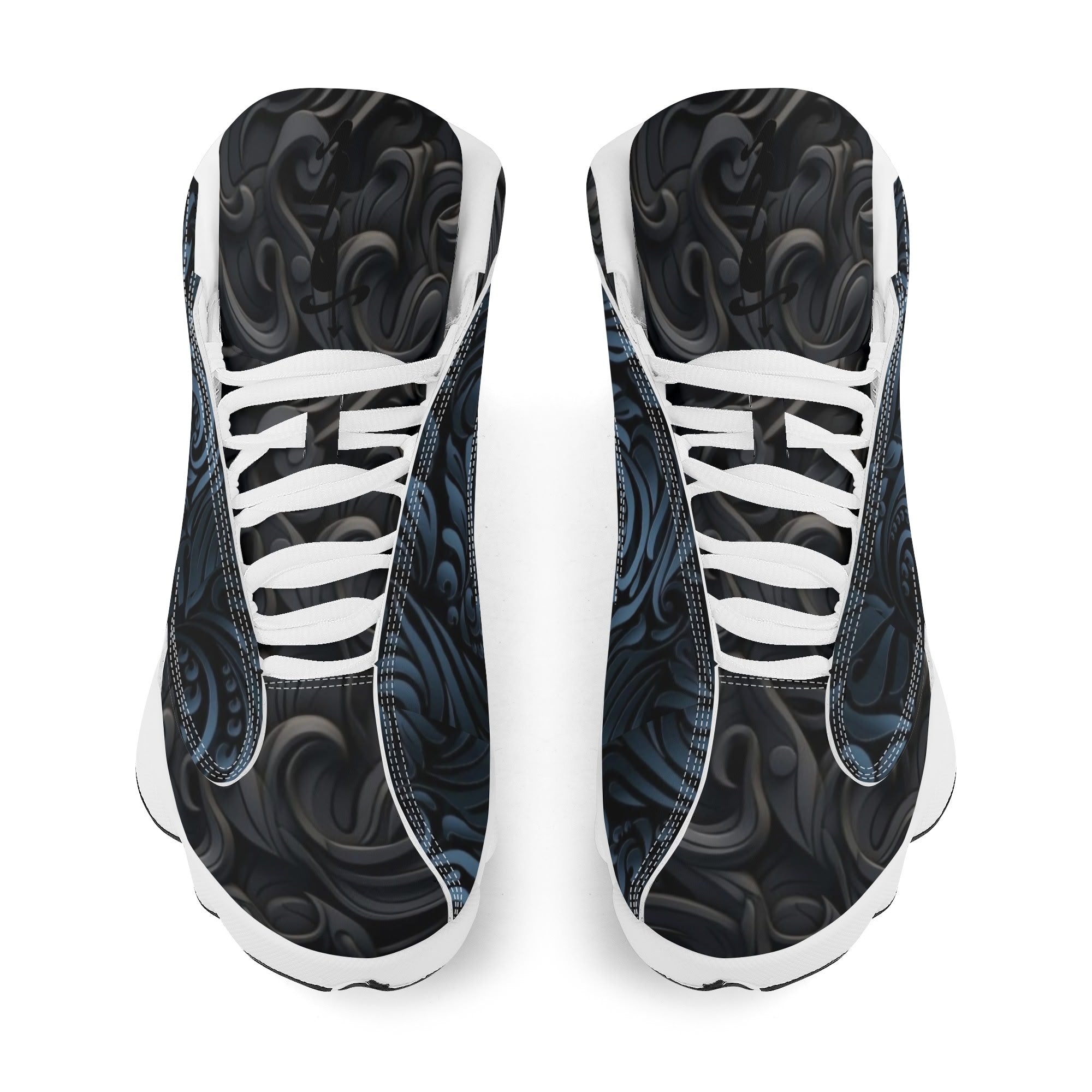 Men's Leather Printed Basketball Shoe