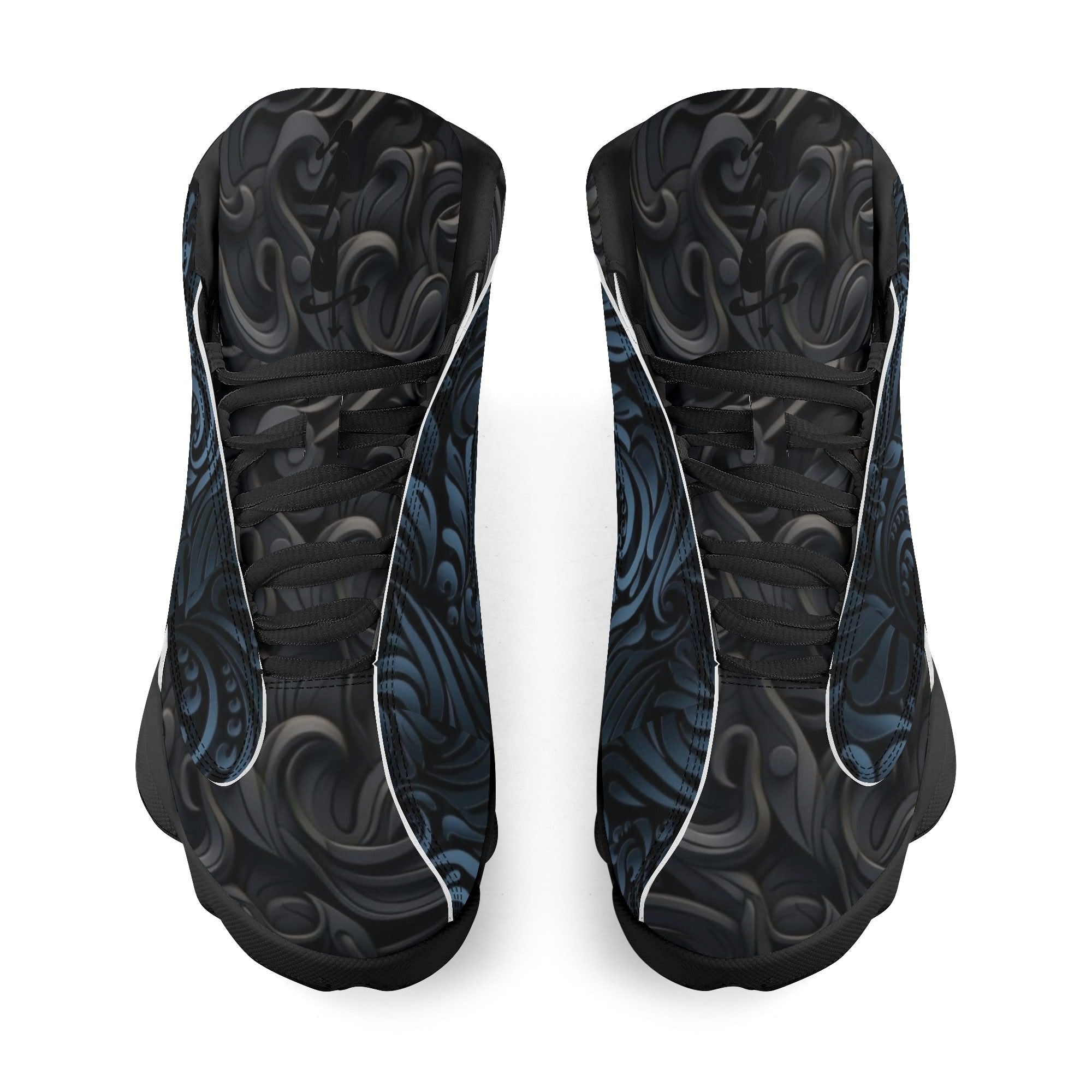 Men's Leather Printed Basketball Shoe
