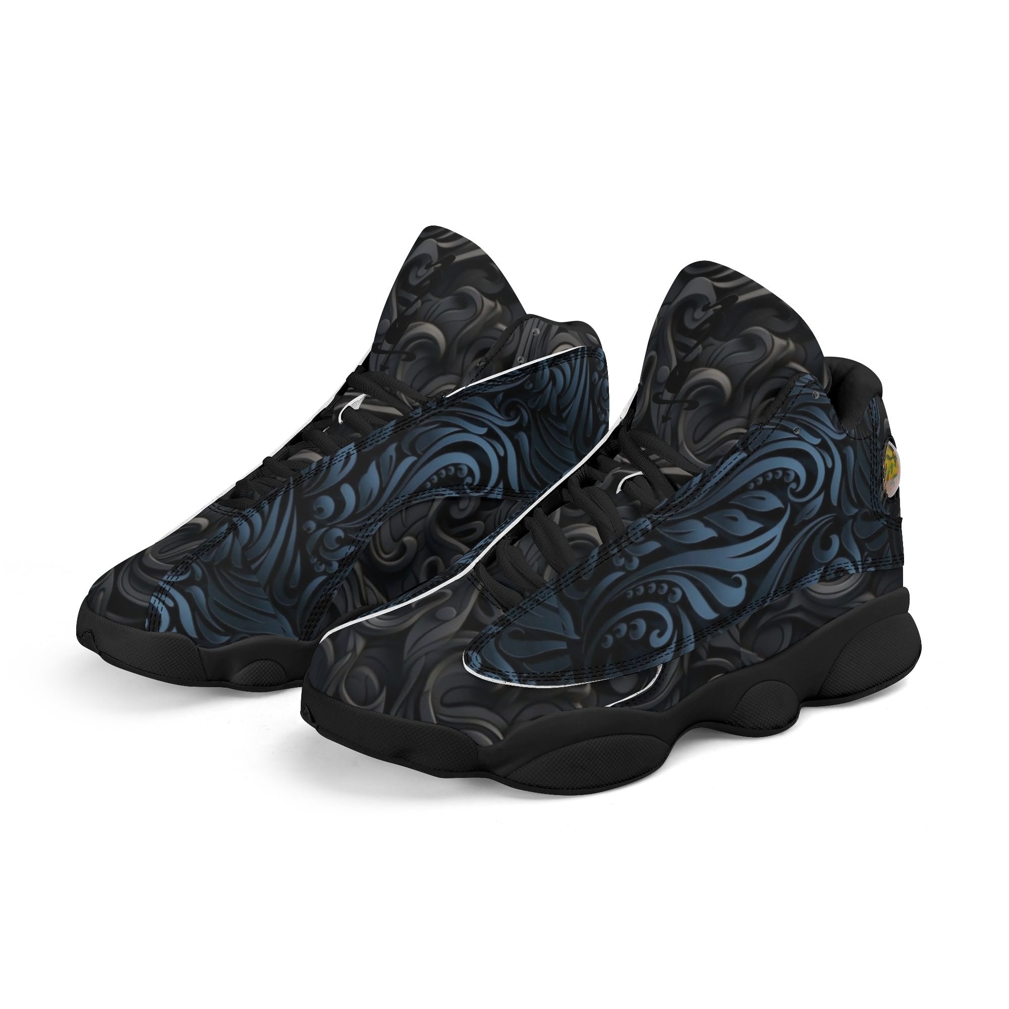 Men's Leather Printed Basketball Shoe