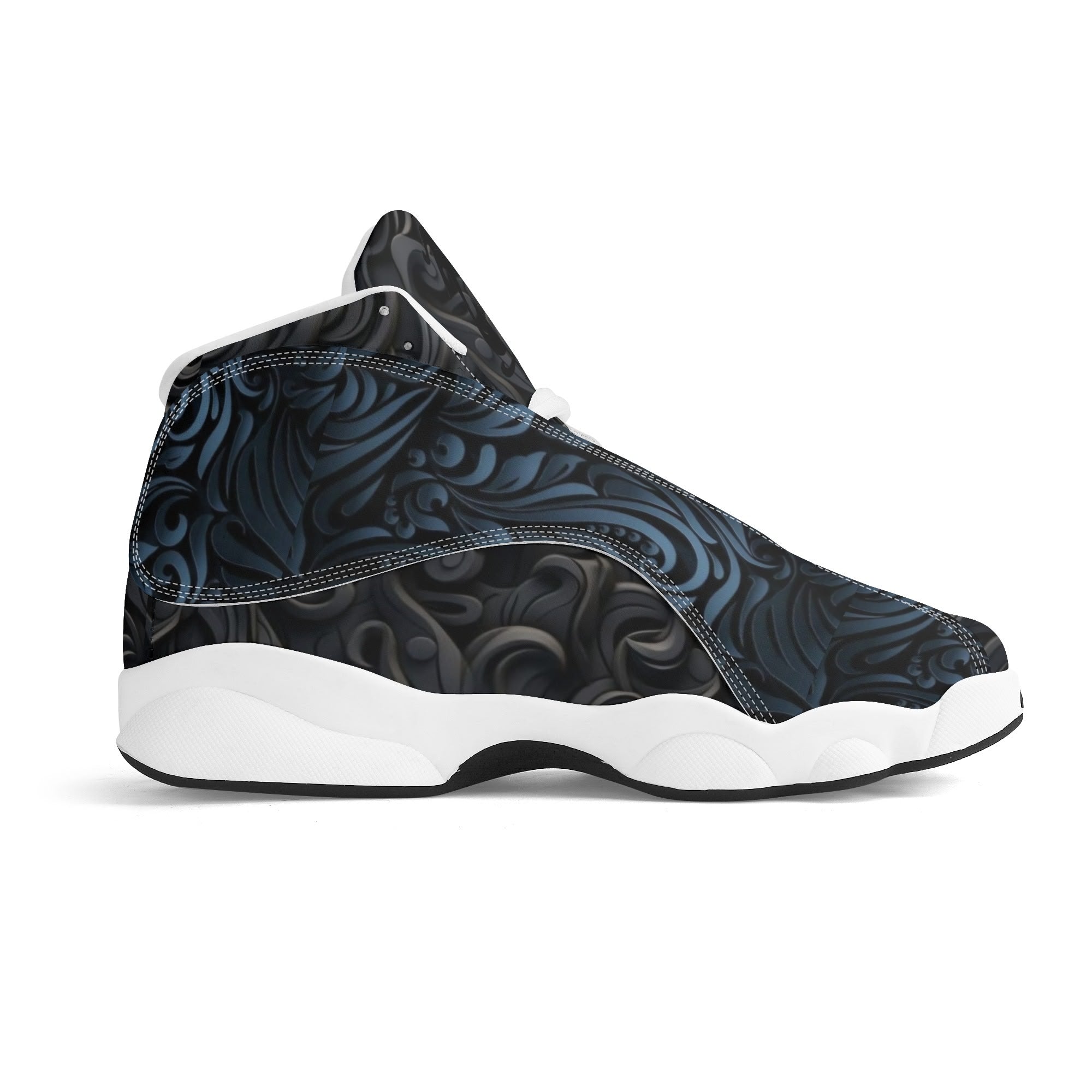 Men's Leather Printed Basketball Shoe