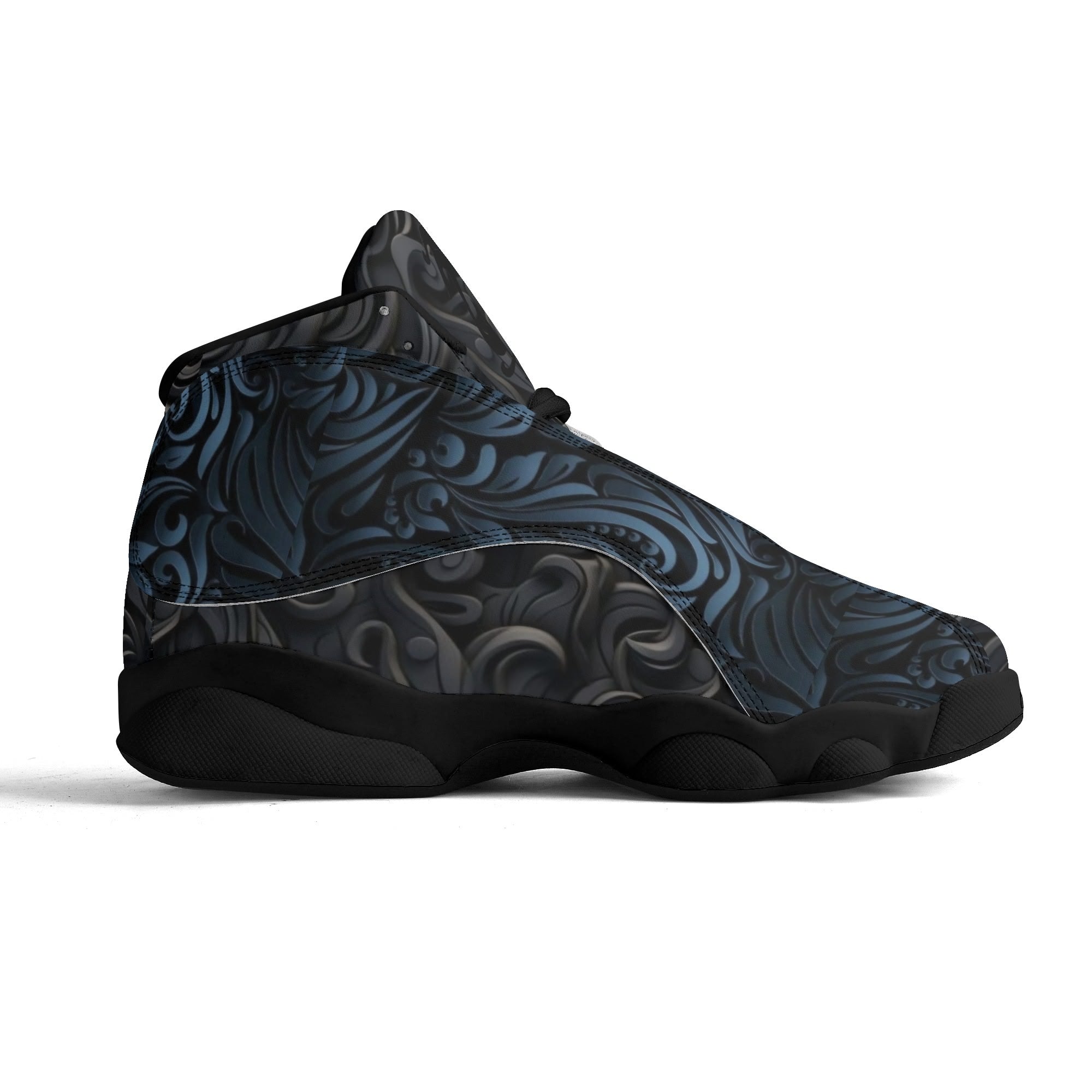 Men's Leather Printed Basketball Shoe