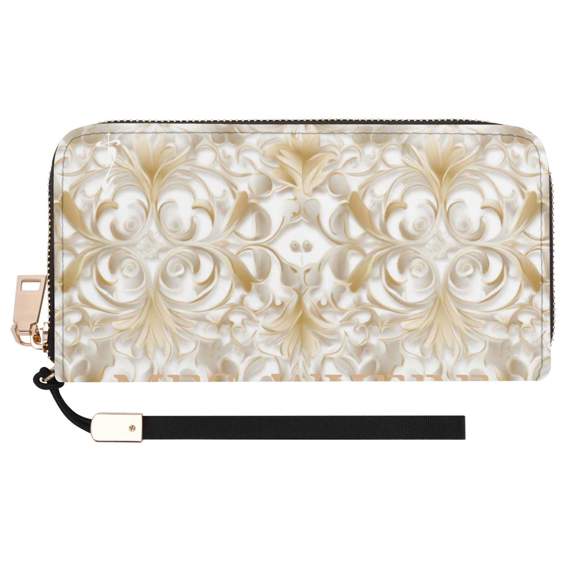 Clutch Leather Zipper Wallet - MES...Where