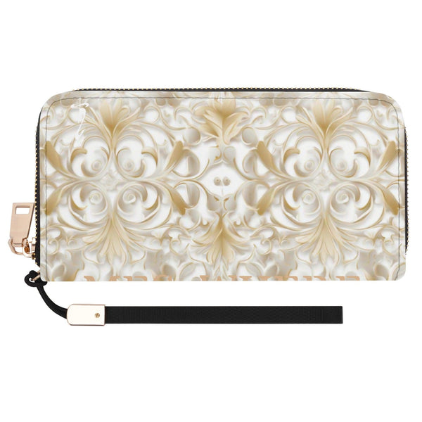 Clutch Leather Zipper Wallet
