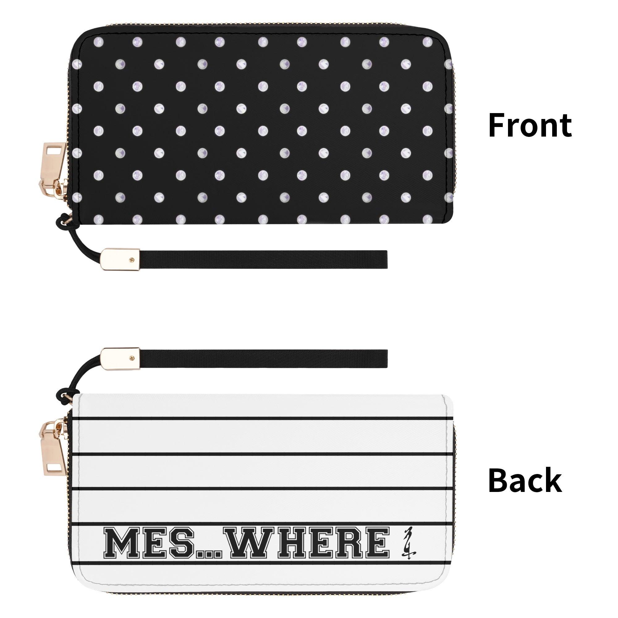 Clutch Leather Zipper Wallet - MES...Where